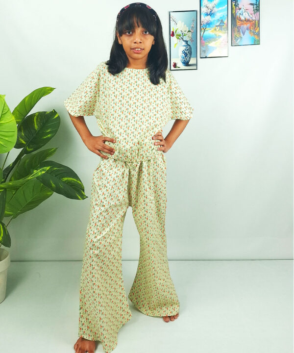 Mini Floral Cotton Skate Fish Girls