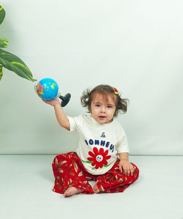 Bonheur Tee & Leafy Palazzo Girls Set